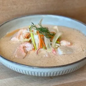 Kremet fisk -og skalldyrsuppe